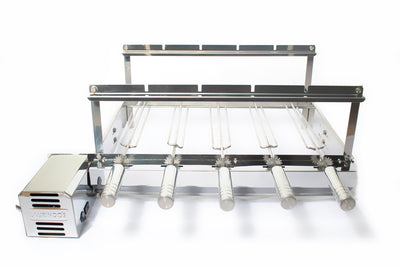 Churrasqueira Rotativa Laurindos Elétrica 5 Espetos G5E-4866 Inox