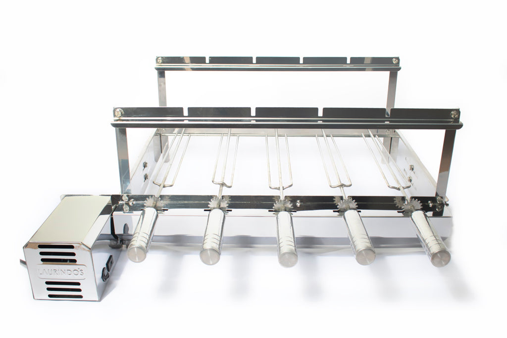 Churrasqueira Rotativa Laurindos Elétrica 5 Espetos G5E-4866 Inox
