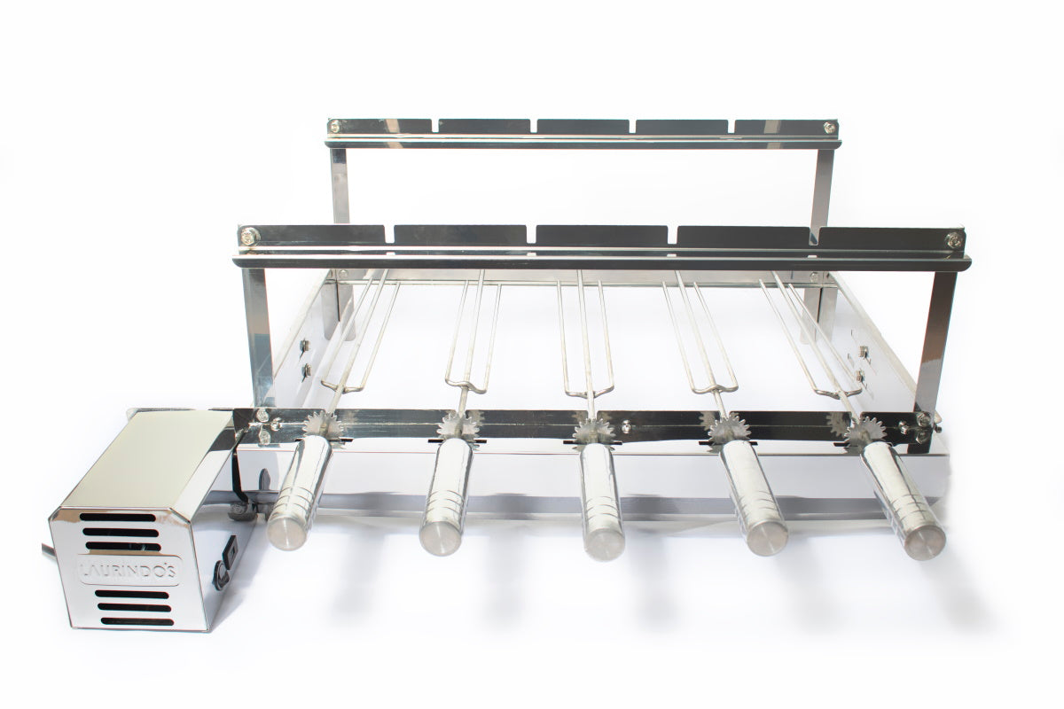 Churrasqueira Rotativa Laurindos Elétrica 5 Espetos G5E-4866 Inox