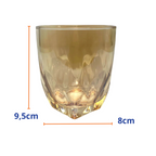 Jogo de 6 Copos Baixos Lilian 315ml Ambar