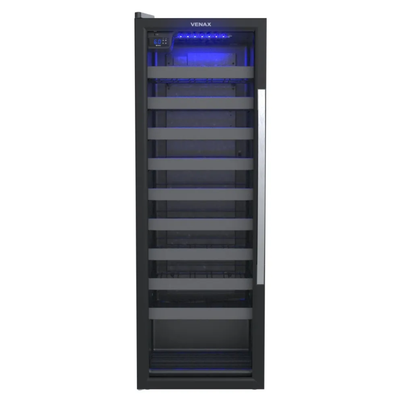 Adega Venax 50 Garrafas Piubella Porta Invertida Preto - AVARIADO 110V