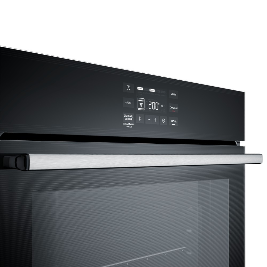 Forno de Embutir Elétrico Electrolux 80L OE8EA Experience Air Fryer Preto 220V
