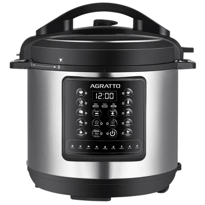 Panela de Pressão Elétrica Agratto 6L Digital APPD01I-02 Inox 220V