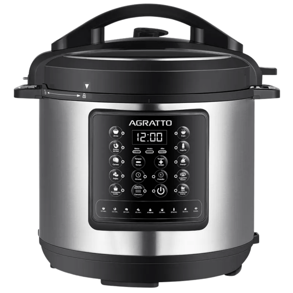Panela de Pressão Elétrica Agratto 6L Digital APPD01I-02 Inox 220V
