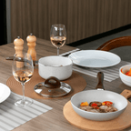 Jogo de Panelas Ceramic Life Brinox 5 Peças Indução Revestimento em Cerâmica Vanilla