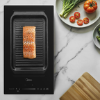 Cooktop Indução Midea 2 Bocas Free Zone Vitrocerâmica Preto 220V
