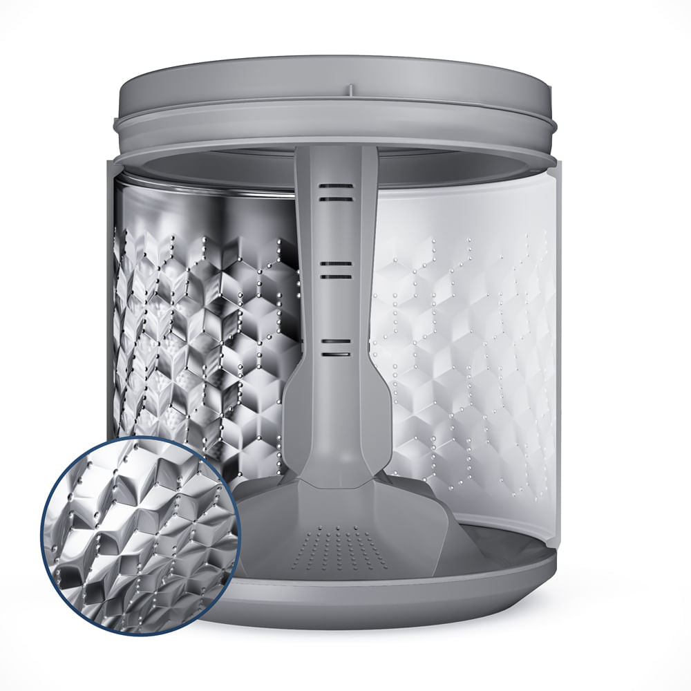 Lavadora de Roupas Electrolux 17Kg Essential Care Cesto Inox Jet Clean Ultra Filter LED17 Branco 220V