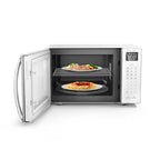 Micro-ondas Panasonic 34L Antiaderente Função Pega Fácil Branco 220V