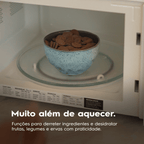 Micro-ondas Electrolux 29L Efficient ME29B Função Descongelamento Assistido Branco 220V