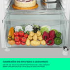 Refrigerador Consul 332L CRD37MB Duplex Cycle Defrost Branco 220V