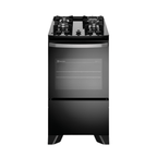 Fogão 4 Bocas Electrolux Efficient FE4GB Piso Mesa Vidro Tripla Chama PerfectCook Preto Bivolt