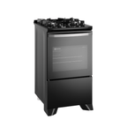 Fogão 4 Bocas Electrolux Efficient FE4GB Piso Mesa Vidro Tripla Chama PerfectCook Preto Bivolt