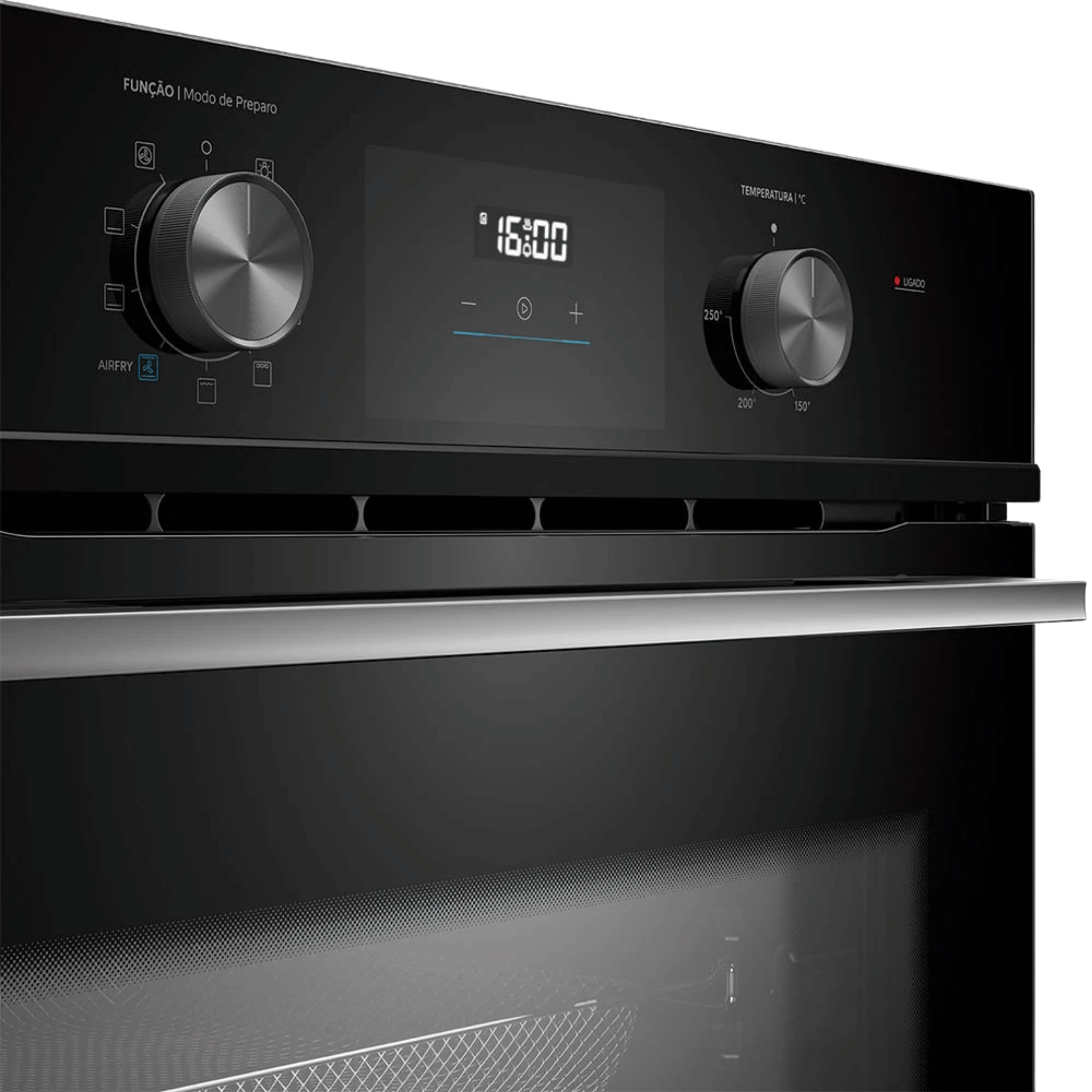 Kit Midea de Embutir Forno Elétrico 80L TSD80P2 + Micro-ondas 35L MGB35M2 Preto 220V