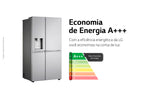 Refrigerador LG 611L Side By Side UVnano ThinQ AI Inverter Aço Escovado 220V