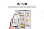 Refrigerador LG 611L Side By Side UVnano ThinQ AI Inverter Aço Escovado 220V