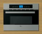 Micro-ondas de Embutir Fischer 35L Platinium com Grill Inox/Preto 220V