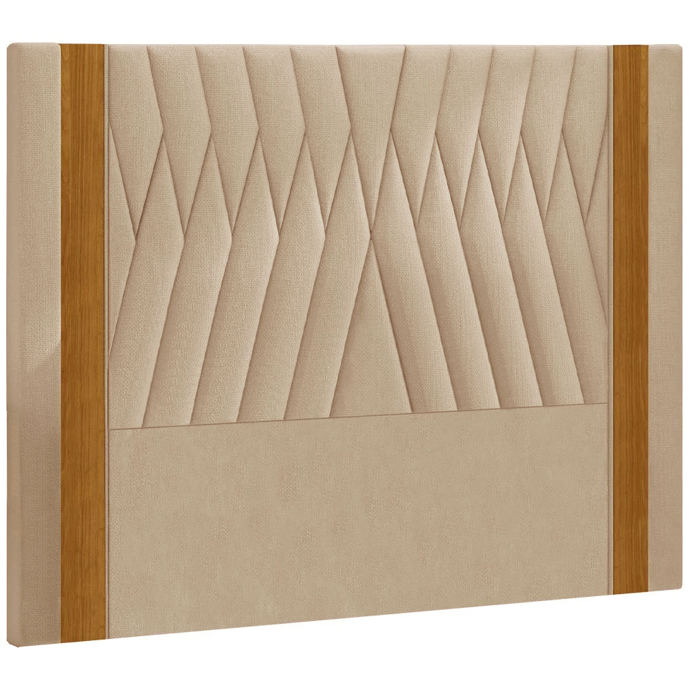 Cabeceira Belle Perfan 160x09cm Amadeirado Bege