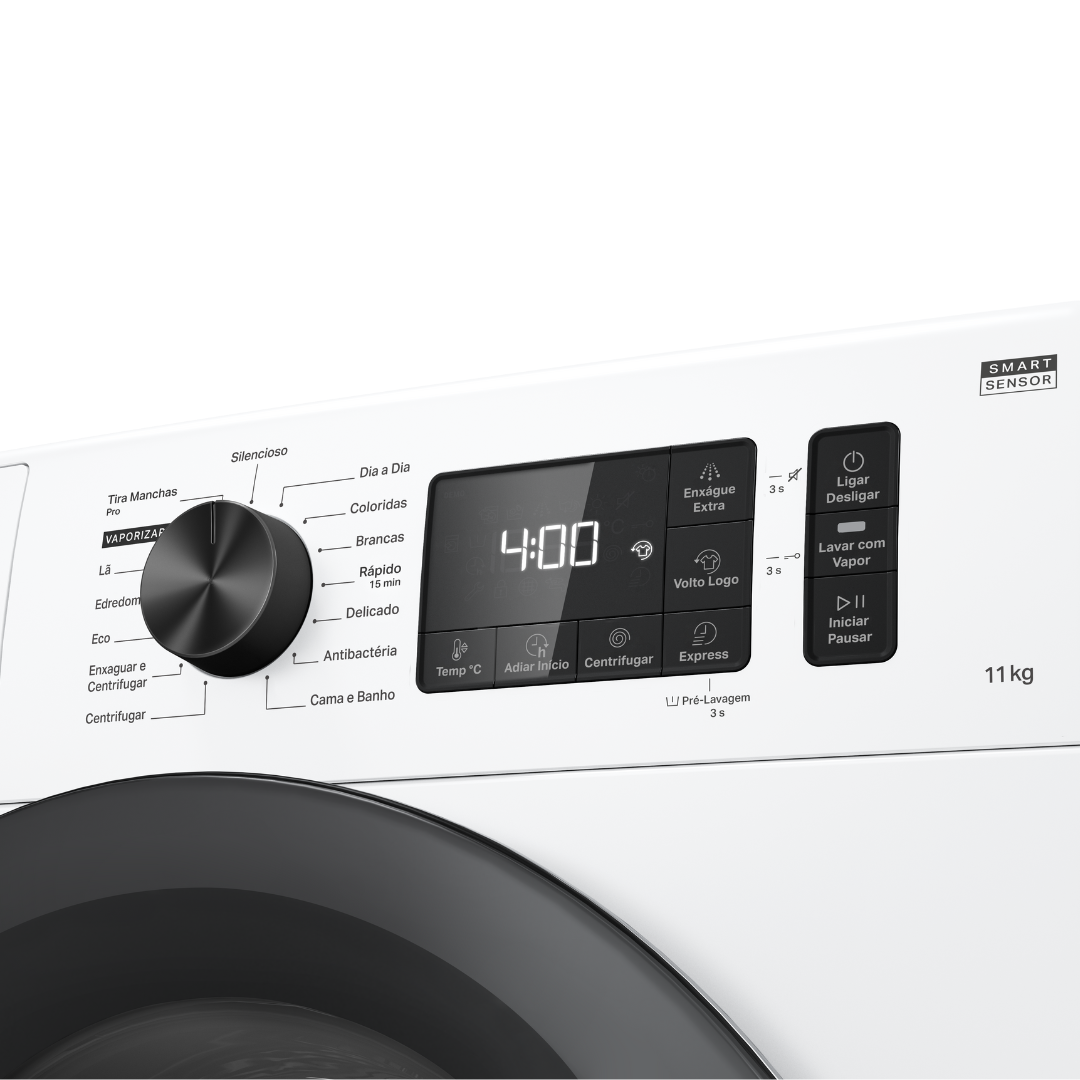 Lavadora de Roupas Brastemp 11KG BNF11AB Smart Sensor Branco 220V