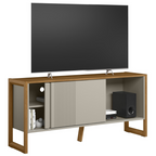 Rack Gold Linea 141cm Nature e Off White