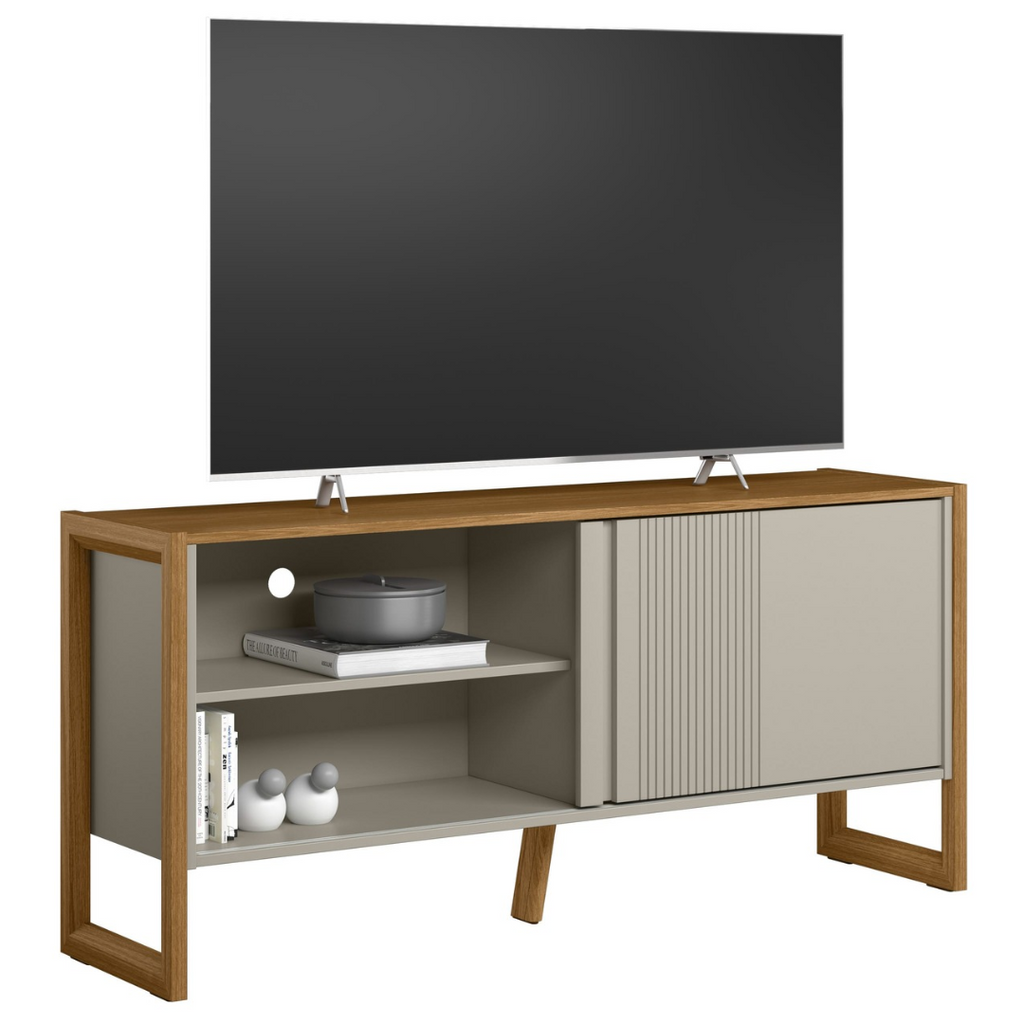 Rack Gold Linea 141cm Nature e Off White