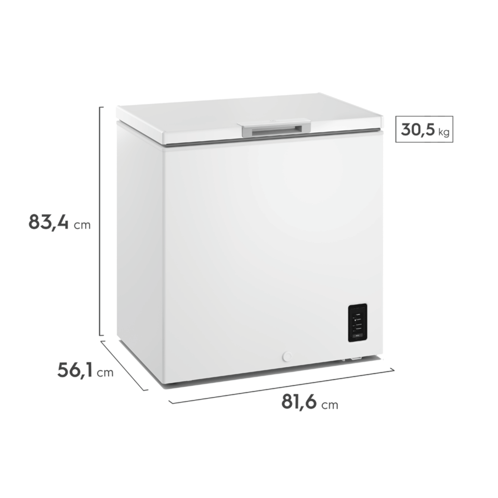 Freezer Horizontal Electrolux 197L HB200 Inverter Branco Bivolt