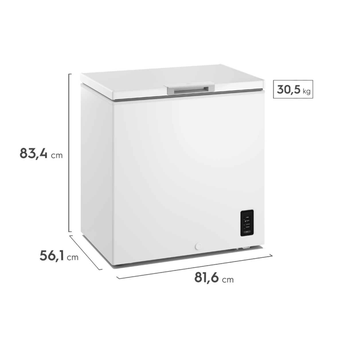 Freezer Horizontal Electrolux 197L HB200 Inverter Branco Bivolt