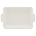 Refratário de Porcelana Coliseu com Alça 29cm Branco