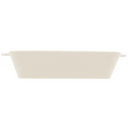 Refratário de Porcelana Coliseu com Alça 29cm Branco
