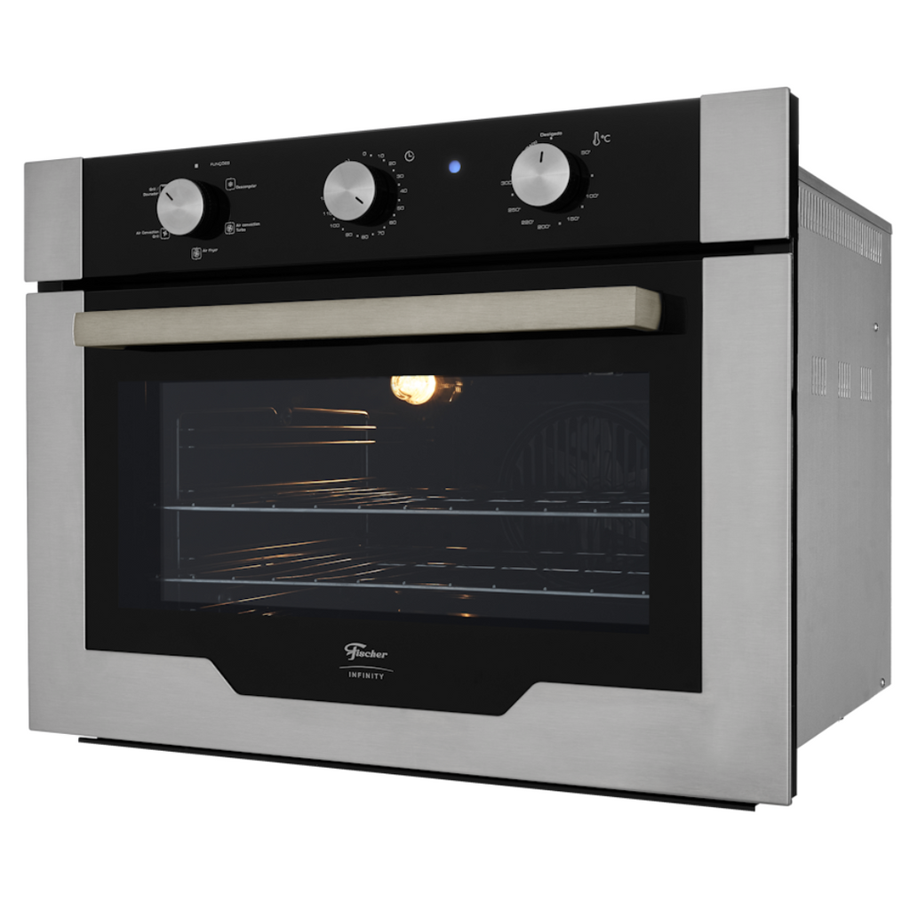 Forno de Embutir Elétrico Fischer 50L Infinity com Air Fryer Inox 220V