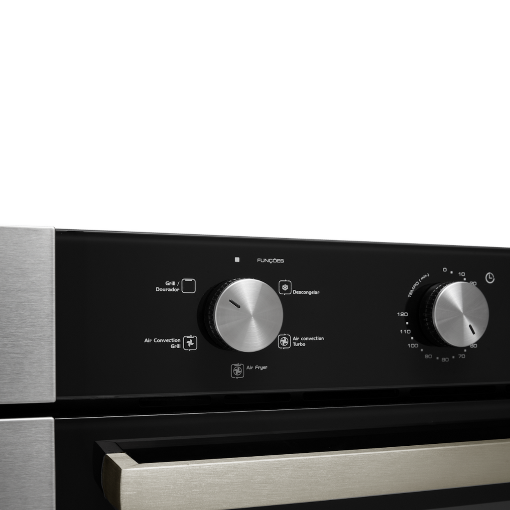 Forno de Embutir Elétrico Fischer 50L Infinity com Air Fryer Inox 220V