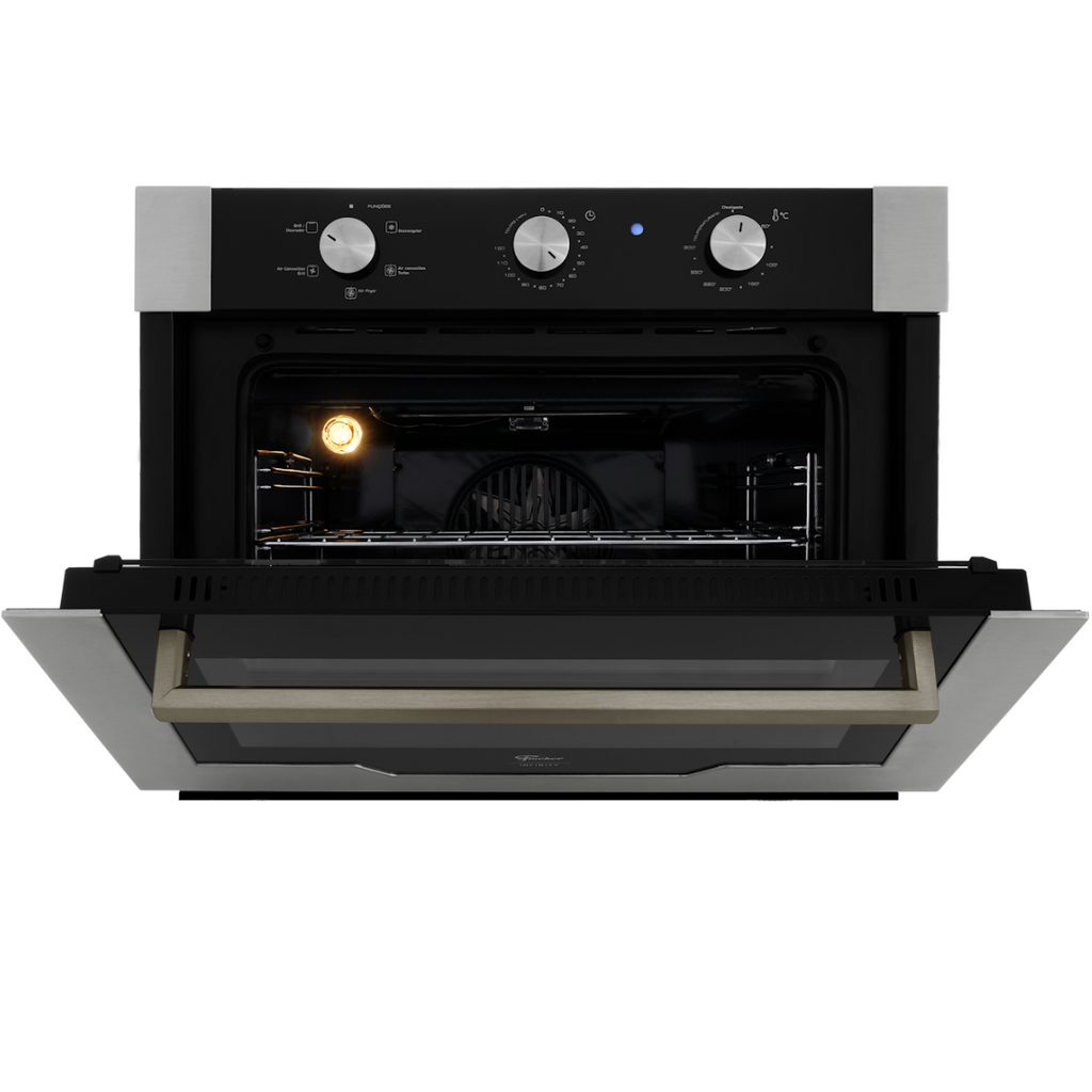 Forno de Embutir Elétrico Fischer 50L Infinity com Air Fryer Inox 220V