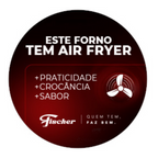 Forno de Embutir Elétrico Fischer 50L Infinity com Air Fryer Inox 220V