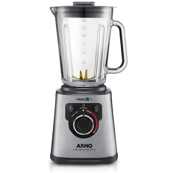 Liquidificador Arno 2L Ultraforce Pro LN93 com Jarra de Vidro Inox 220V