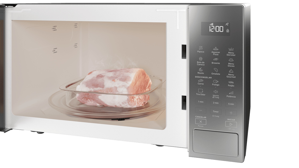 Micro-ondas Brastemp 32L Menu Gourmet BMS46AR Inox Espelhado 220V
