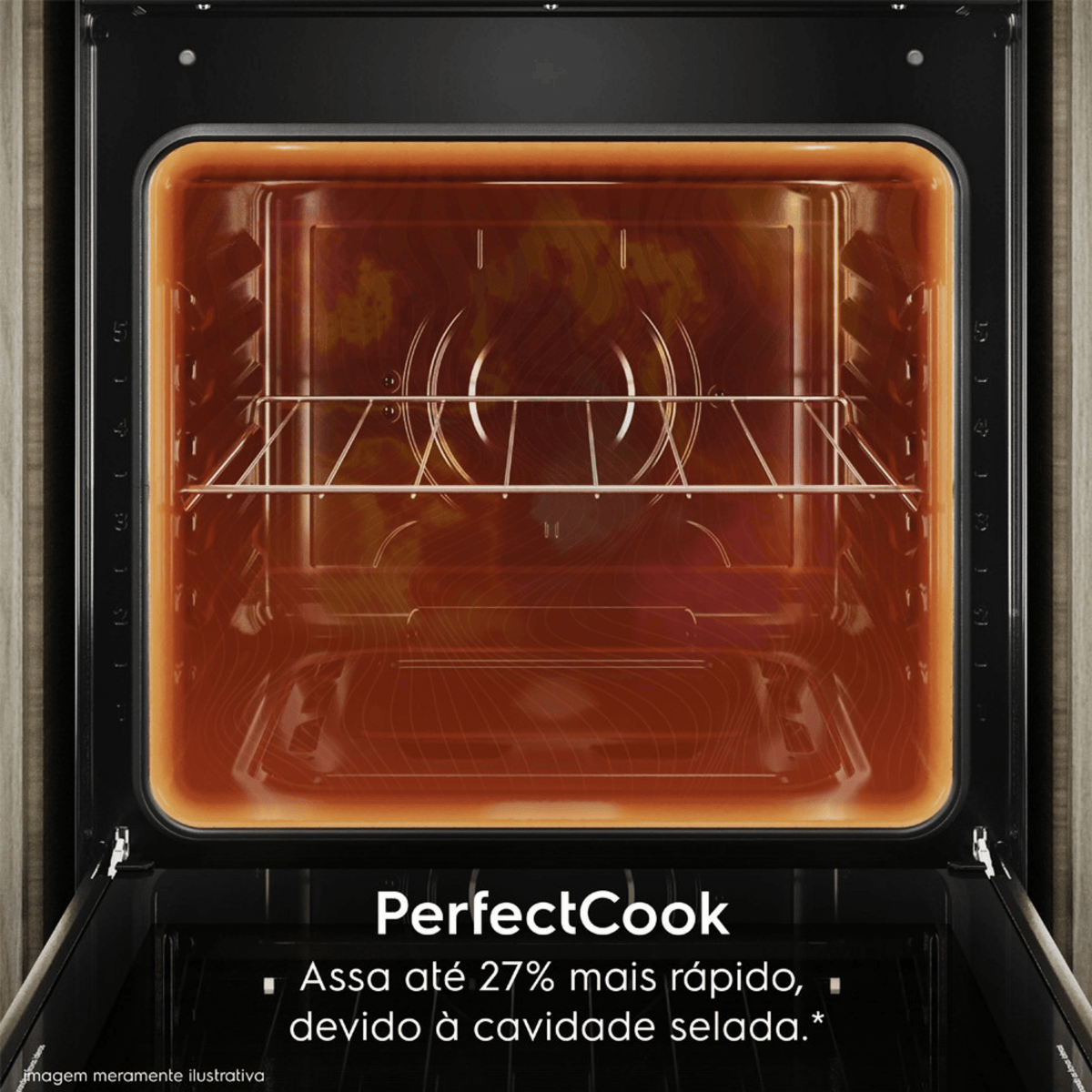Fogão de Embutir 4 Bocas Electrolux Experience FE4EB com Mesa de Vidro PerfectCook360 Preto 220V