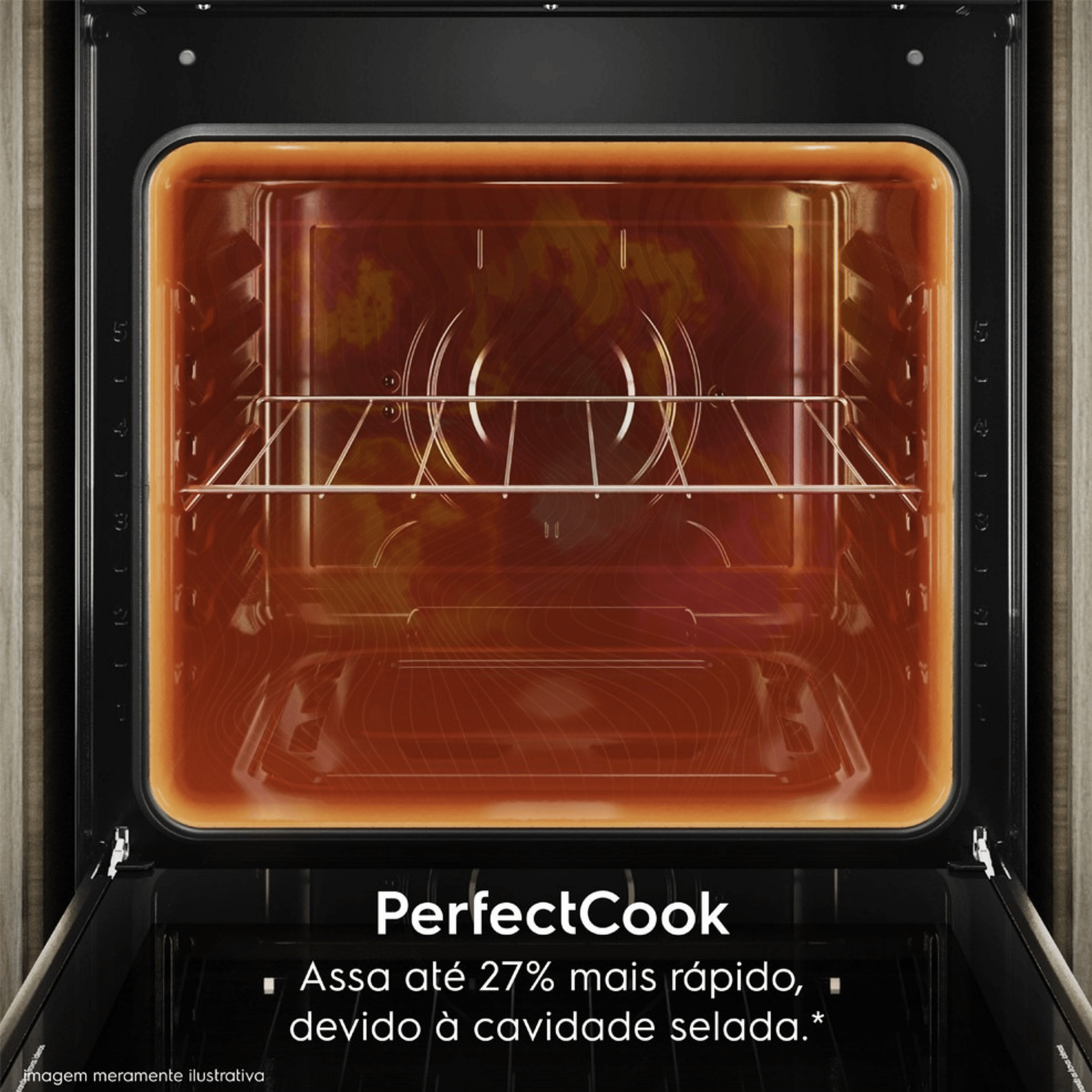 Fogão de Embutir 4 Bocas Electrolux Experience FE4EB com Mesa de Vidro PerfectCook360 Preto 220V