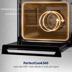 Fogão de Embutir 4 Bocas Electrolux Experience FE4EB com Mesa de Vidro PerfectCook360 Preto 220V