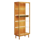 Cristaleira Dune com LED Imcal 74cm Nature