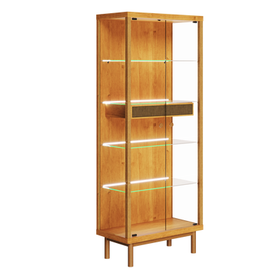 Cristaleira Dune com LED Imcal 74cm Nature