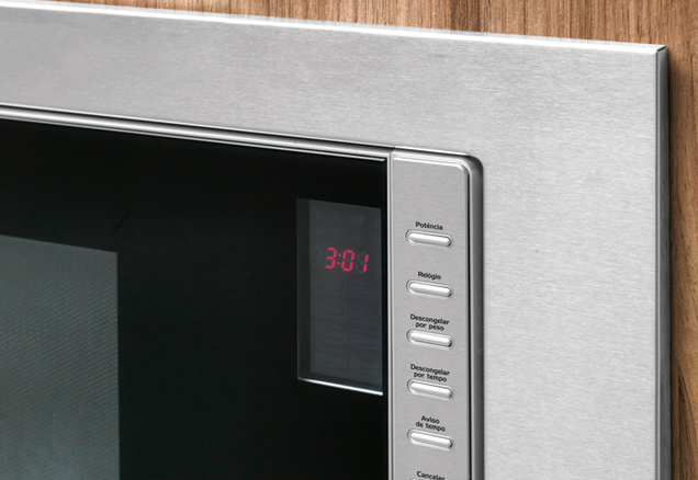 Micro-ondas de Embutir Fischer 25L Fit Line Inox 220V