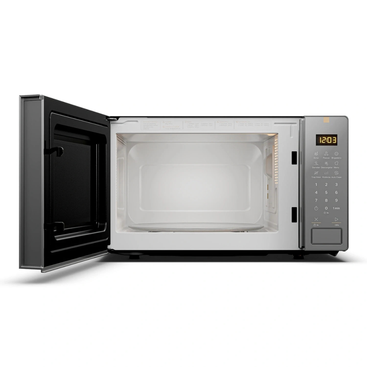 Micro-ondas Brastemp 23L com Multi Preparos BMS23AR Inox 220V