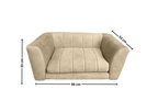 Sofá Pet Alure 80cm Molufan Veludo Bege