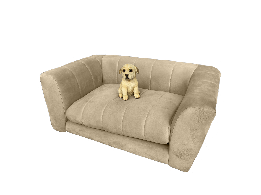 Sofá Pet Alure 80cm Molufan Veludo Bege
