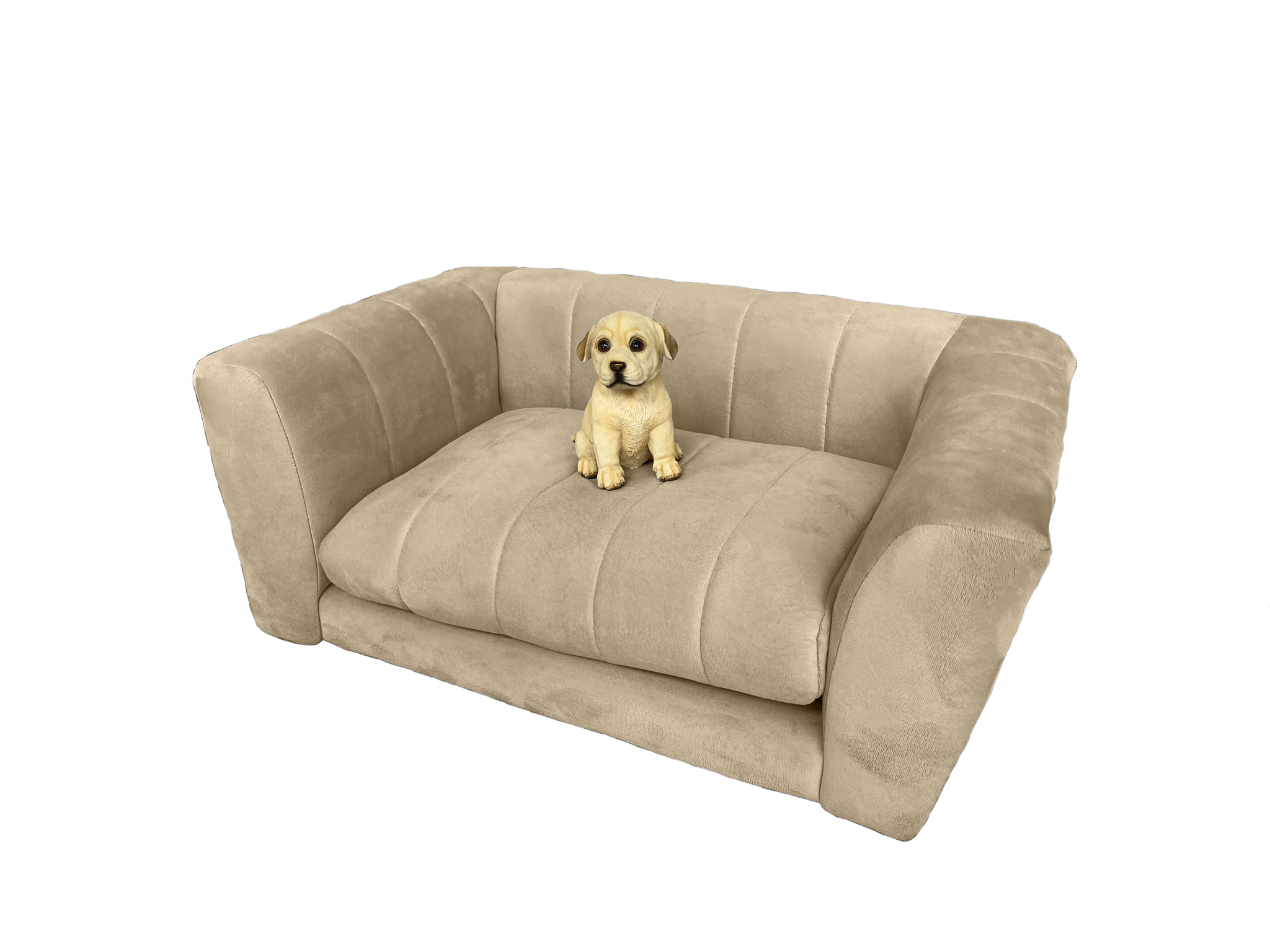 Sofá Pet Alure 80cm Molufan Veludo Bege