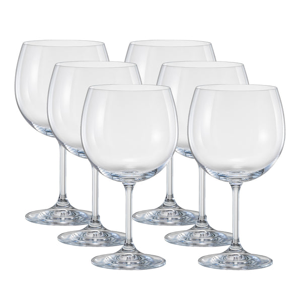 Jogo de 6 Taças Anna Full-Fit em Cristal Ecológico 600ml