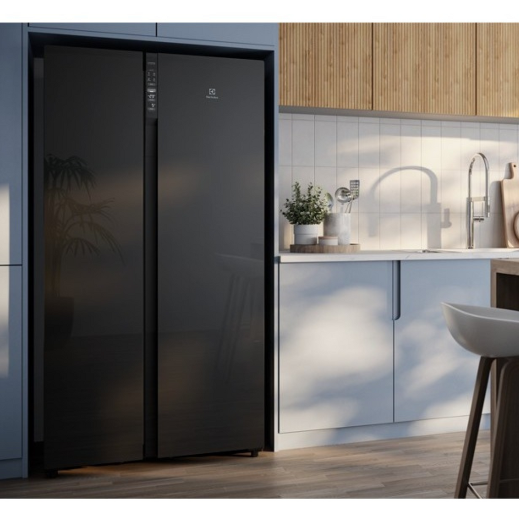 Refrigerador Electrolux 531L ES5GB Side By Side Inverter AutoSense Preto 220V