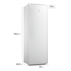 Freezer Vertical Efficient Electrolux 249L Inverter FEI27T Branco Bivolt