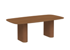 Mesa Retangular Lintz Província 219x110cm Caramelo Tampo Canella