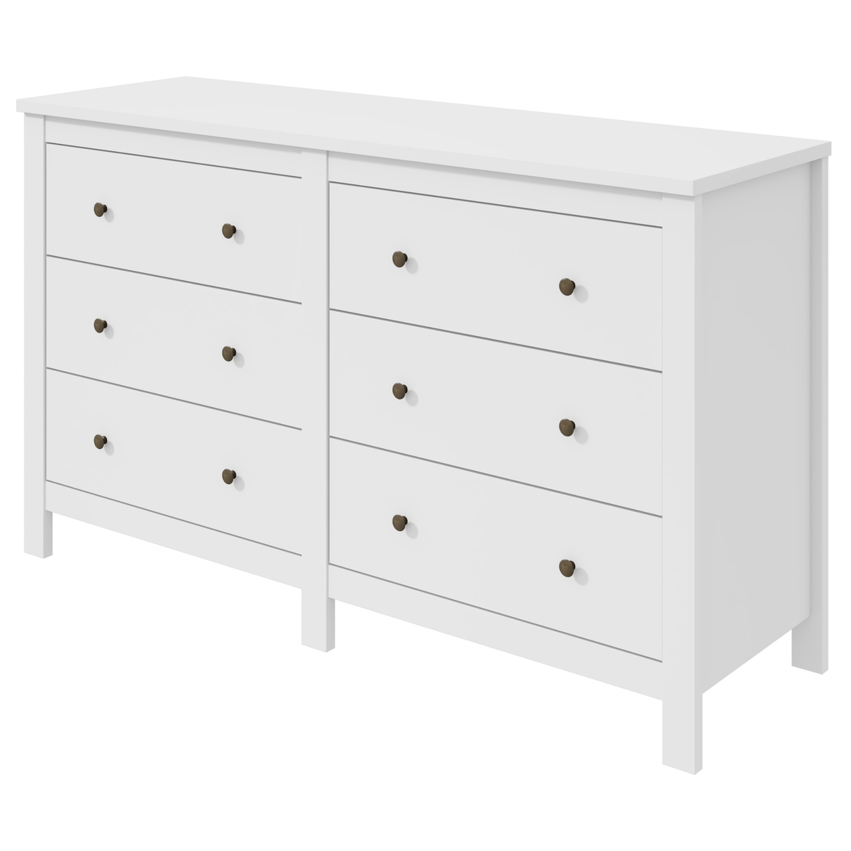 Cômoda Maggiore Lopas 6 Gavetas 162cm Branco