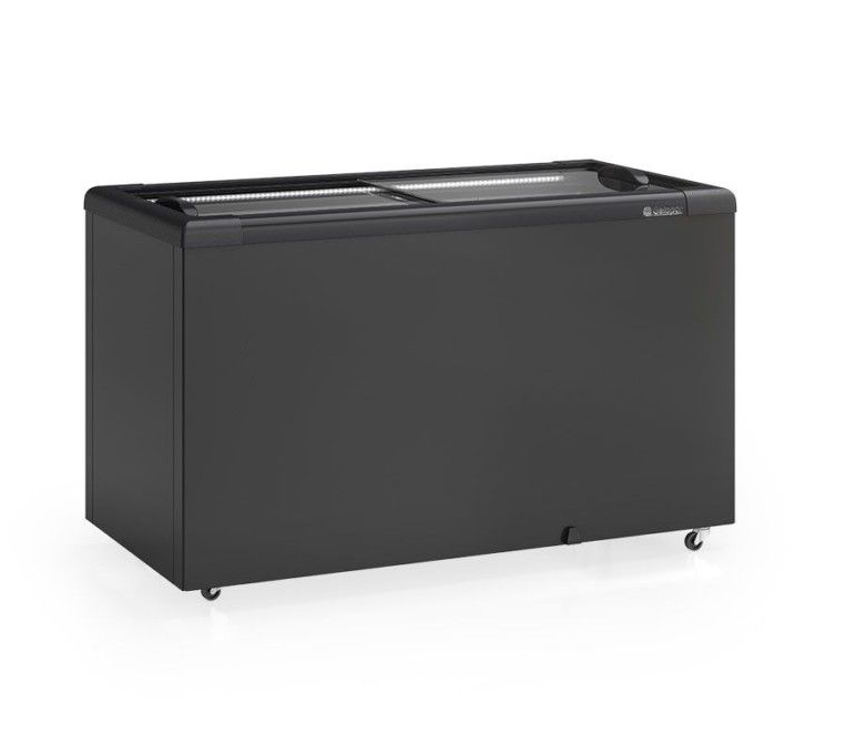 Freezer Horizontal Gelopar 395L GHD-400 LB PR Preto 220V